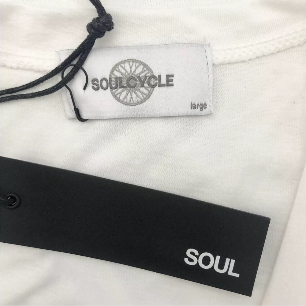 [Soulcycle] NWT White Blue Floral Tank - Picture 3 of 4
